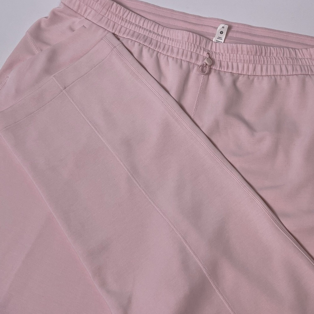 Lululemon Women 20 Strawberry Milkshake Pink Softstreme High Rise Pants Straight